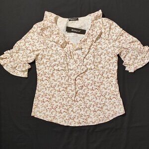 Alegra K Women's Medium Floral Blouse NWT